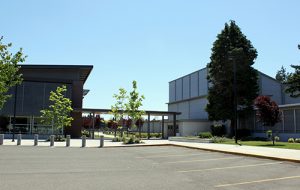 Outside view of David Douglas High School.