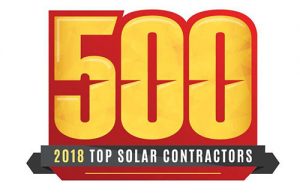 2018 Top Solar Contractors logo.
