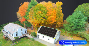 drawing of solar electric system on a home
