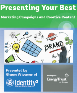 promotional poster on presenting your best